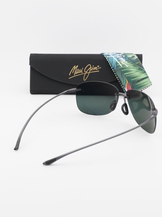 Maui Jim HIKINA 445 11M Rectangle Sunglasses – Grey / Grey main image 10